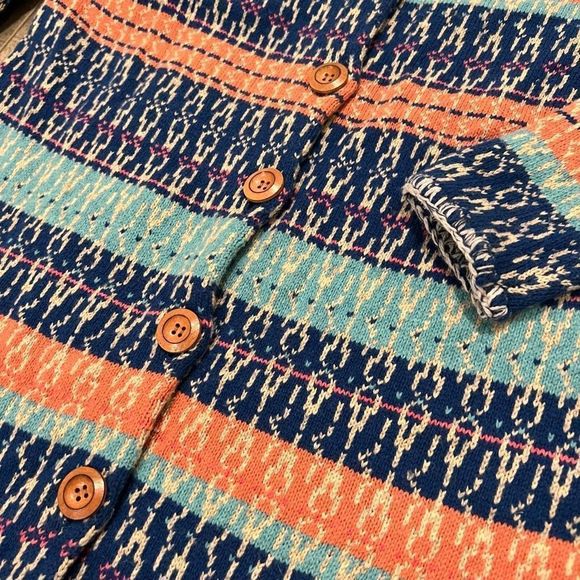 Sundance Shoreline Longline Wooden Button Cardigan Size XS - Picture 3 of 5